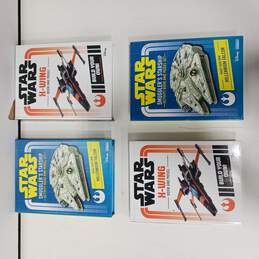 Bundle of 4 Assorted Star Wars Activity Books And Model Sets (New)