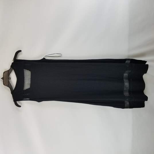 Cable & Gauge Women Black Midi Dress S image number 2