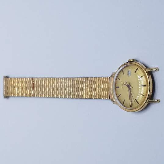 Timex Gold Tone Manual Wind Vintage Watch 39.0g image number 1