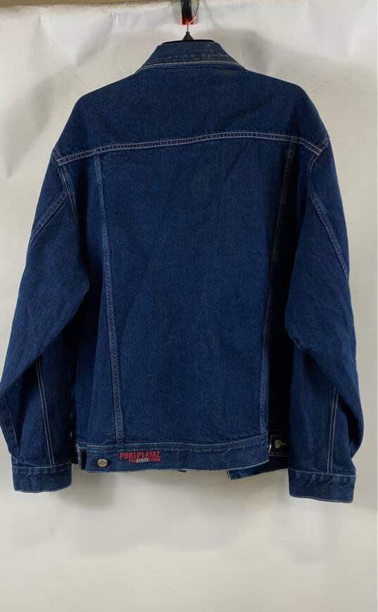 Pure Playaz Men's Blue Denim Jacket- XL image number 2