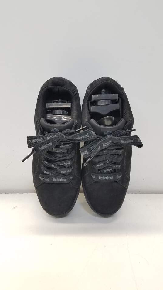 Timberland Black Leather Platform Lace Up Shoes 8 M image number 6