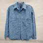 Patagonia WM's Blue Floral 100% Cotton Long Sleeve Shirt Size SM image number 1