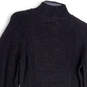 NWT Womens Black Mock Neck Balloon Sleeve Pullover Sweater Dress Size M image number 4