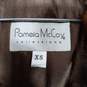 Pamela McCoy Women's Brown Fur Coat Size XS image number 3