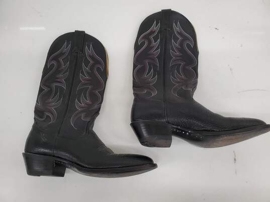 Nocona Black Western Style Boots Size 8.5A image number 1