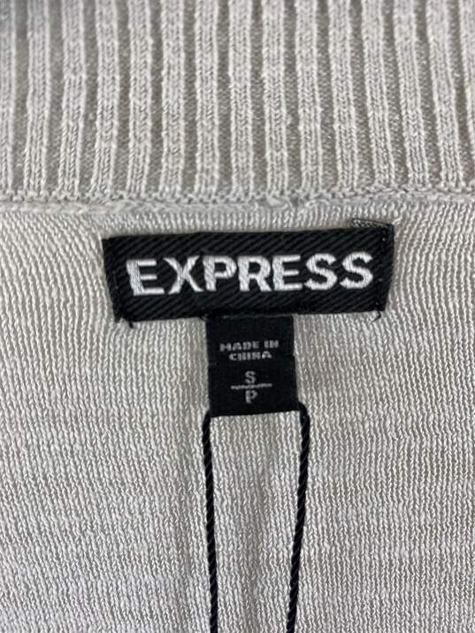 Express Women Gray Cardigan Sweater S/P NWT image number 3