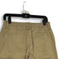 NWT Womens Tan Flex-To-Go Relaxed Fit Cargo Pocket Capri Pants Size M image number 4