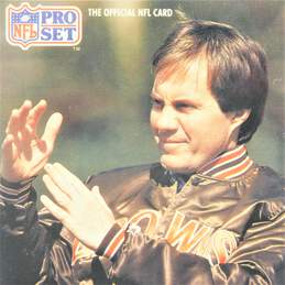 1992 Bill Belichick Pro Set Rookie Browns Patriots alternative image
