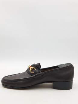 Authentic Gucci 1953 Brown Bit Loafers M 10.5M alternative image