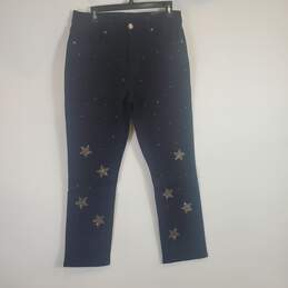 Copper Flash Women Black Star Jeans Sz 10 NWT