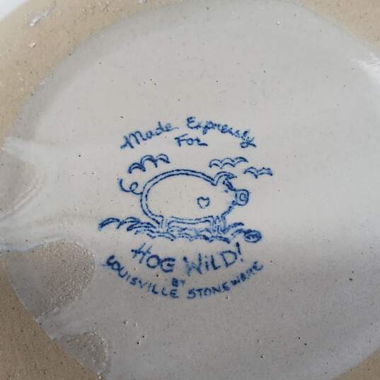 4pc Set of Louisville Stoneware Hog Wild Soup Bowls image number 4
