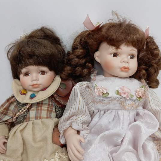 6PC Assorted Porcelain Doll Bundle image number 5