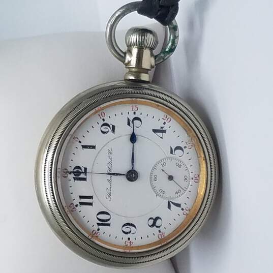 Hamilton Watch Co. 58mm Railroad Style Vintage Pocket Watch 148.7g image number 1