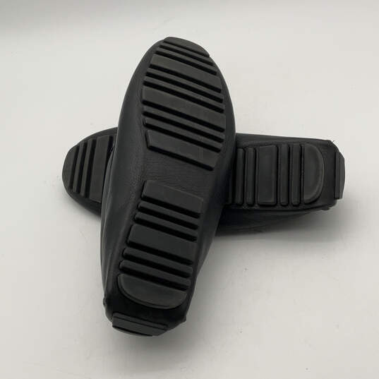 NIB Mens M22420 Black Leather Moc Toe Slip-On Loafer Shoes Size 11 M image number 4
