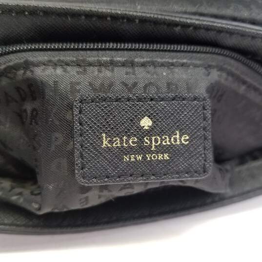 Kate Spade New York Black Leather Chain-linked Crossbody Bag