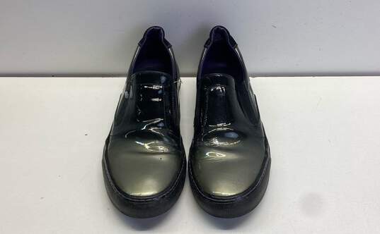 Robert Graham Patent Leather Slip On Sneakers Black 7 image number 6
