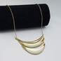 Alexis Bittar gold Tone Lucite Drop Necklace 14.2g image number 3