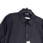 NWT Mens Gray Long Sleeve Pointed Collar Button-Up Shirt Size X-Large image number 3