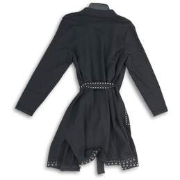 NWT INC International Concepts Womens Black Long Sleeve Cardigan Sweater Sz PXL alternative image