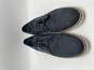 Mens Blue White Lace Up Round Toe Low Top Oxford Dress Shoes Size 11M image number 2
