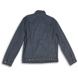 Levi Strauss & Co. Womens Blue Denim Long Sleeve Button-Front Jacket Size L alternative image