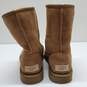 UGG Classic Short II Chestnut Brown Suede Fur Boots Women's Size 6 image number 6
