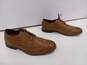 Men's Rockport Tan Smooth Leather Lace-Up Wingtip Oxfords Size 10 image number 3