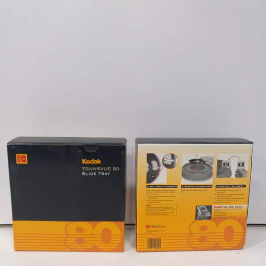 Bundle of 4 Boxes of Round Slide Trays For Carousel (3 Kodak, 1 A-P Brand) image number 4