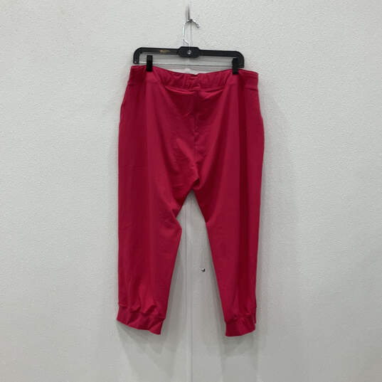 NWT Womens Pink Allseason Gear Elastic Waist Tapared Leg Jogger Pants Sz XL image number 2