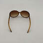 Womens Brown Black Tortoise Full Rim Round Sunglasses With Black Case image number 2