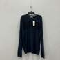 NWT Calvin Klein Mens Blue Round Neck Long Sleeve Pullover Sweater Size XL image number 1