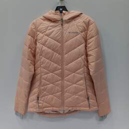 Colombia Women's Light Pink Heavenly Hooded Jacket Size S