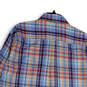 NWT Mens Multicolor Plaid Long Sleeve Collared Button-Up Shirt Size X-Large image number 4