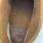 Womens Sabe Brown Suede Almond Toe Side Zip Block Heel Ankle Booties Size 9.5 image number 7