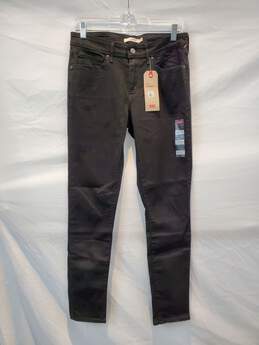 Levi's 711 Skinny Black Jeans Women's Size 10 Medium 30Wx30L NWT