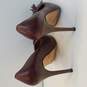 Ann Taylor Burgundy Heels Size 8.5 image number 4