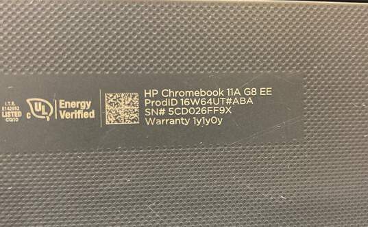 HP Chromebook 11A G8 EE 11.6" Intel Celeron Chrome OS image number 6