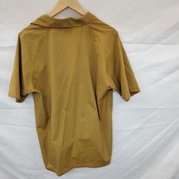 Mn The North Face Yellow Gingham Plaid Checks Polyester Blend T-Shirt Sz M/M alternative image