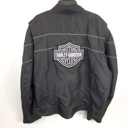 Harley Davidson Men Black Zip Jacket 4XL alternative image