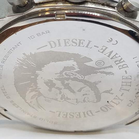 Diesel Oversized WR 10BAR Only The Brave Chrono Watch Stainless Steel Watch image number 8