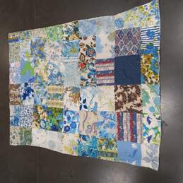 Hand Made Floral Patchwork Quilt