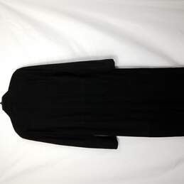 Prada Men Black Suede Trench Coat 48 alternative image