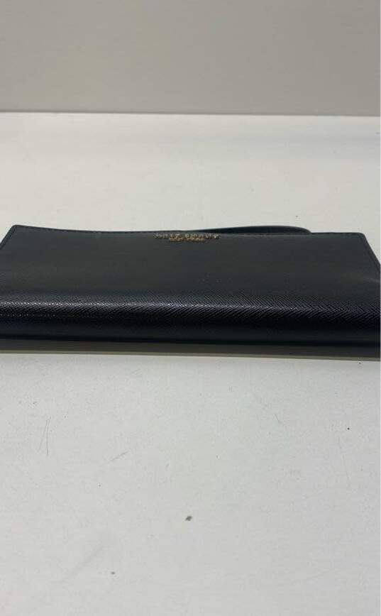 Kate Spade Saffiano Leather Wallet Wristlet Black image number 3