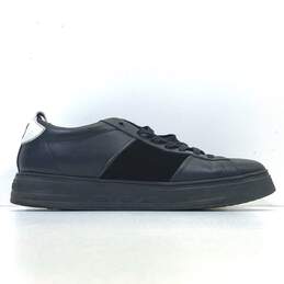 Giorgio Armani Emporio Black Leather Low Sneakers Men's Size 11 M