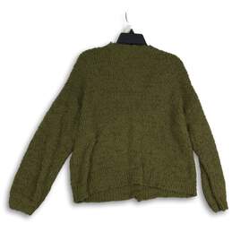 Social Standard By Sanctuary Womens Green Button Front Cardigan Sweater Size L alternative image