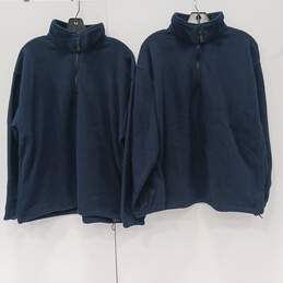 Pair of Pacific Fleece & Apparel Men's Size M Pullover Jackets