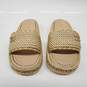 Chanel Women's Braided Knit CC Mules in Neutral Size 39C EU/9 US AUTHENTICATED image number 3