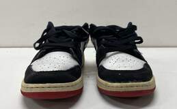 Air Jordan 553560-116 1 Low Bred Toe Red Retro Sneakers Size 5Y Women's Size 6.5 alternative image