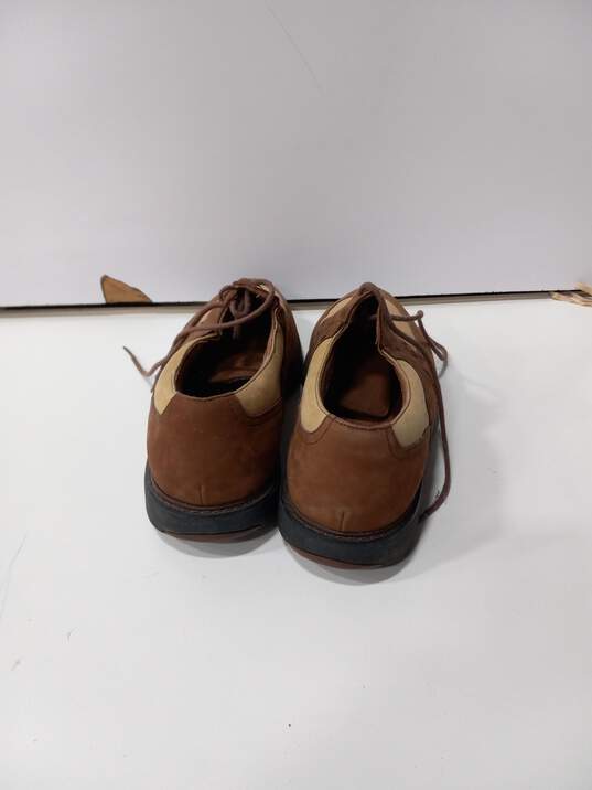 Men's Brown Suede Golf Shoes Size 10 image number 2