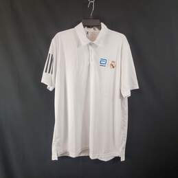 Adidas Men White Golf Polo Shirt Sz XL NWT
